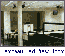 Lambeau Field Press Room